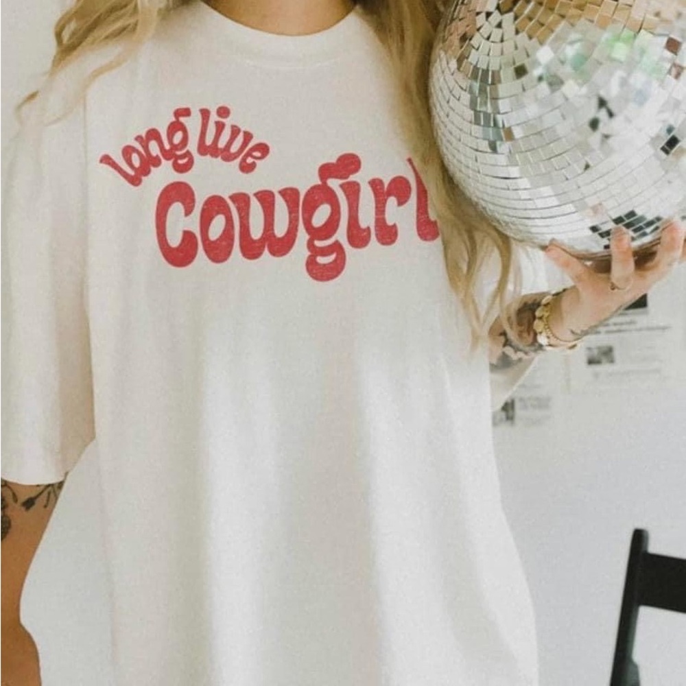 Bella Canvas White Tee with Red Print